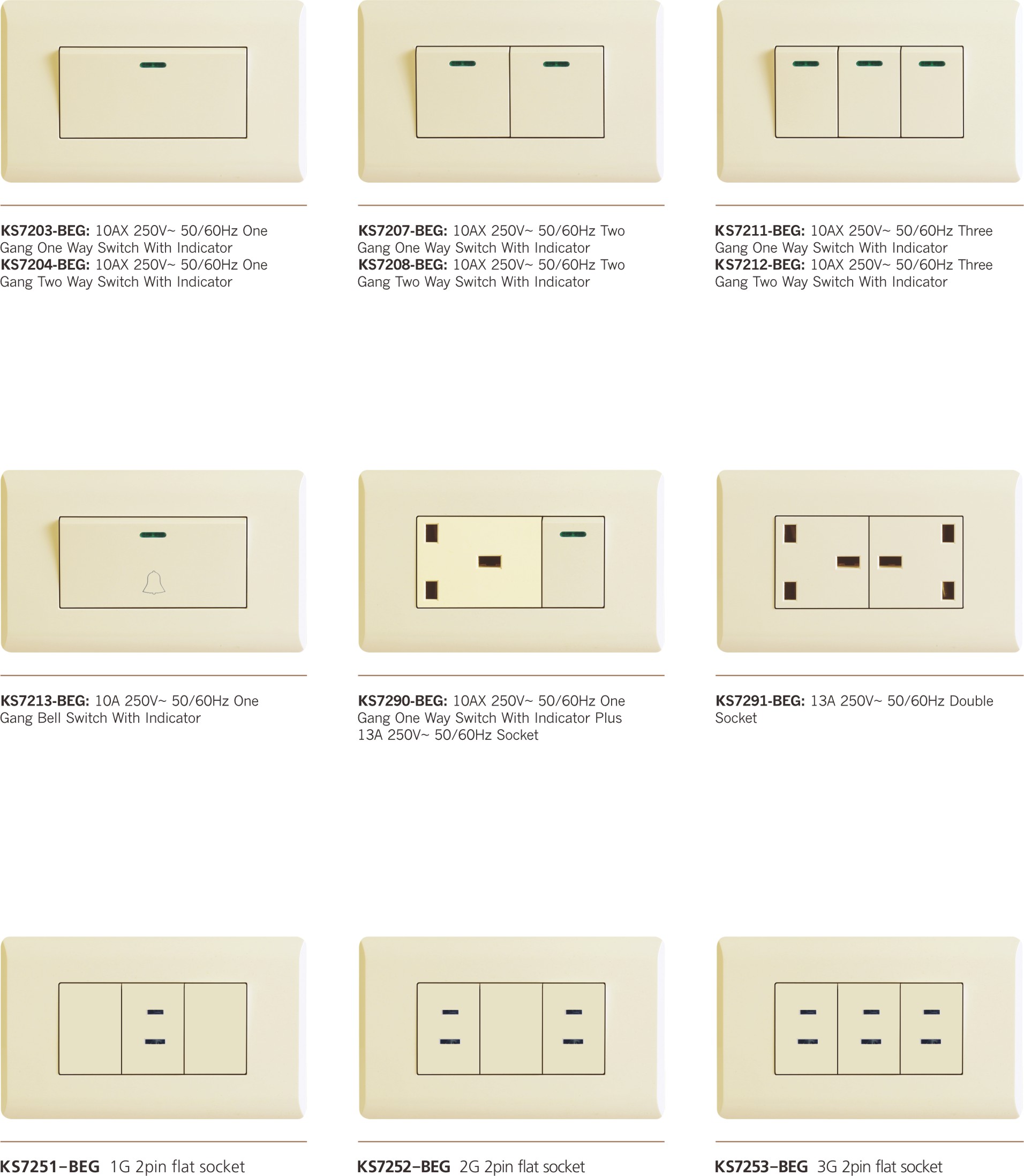 Modern US style wall switch socket for home renovation